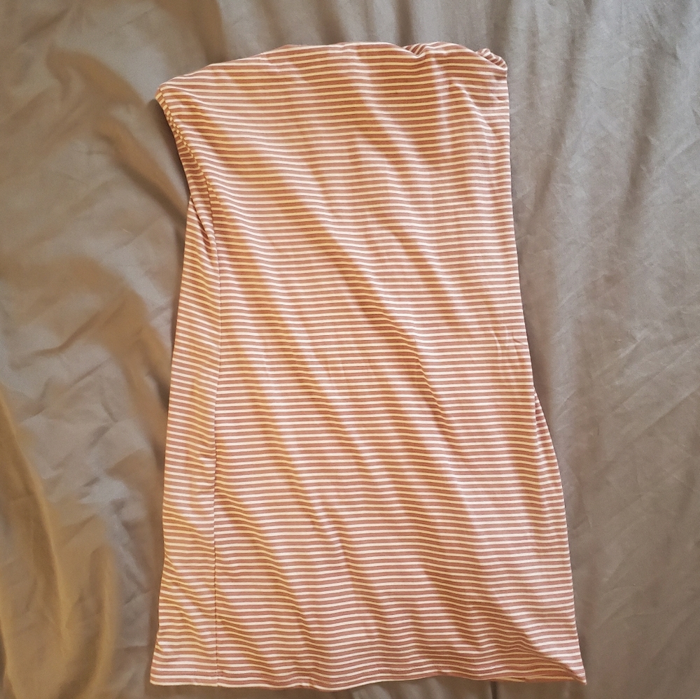 Strapless tube dress